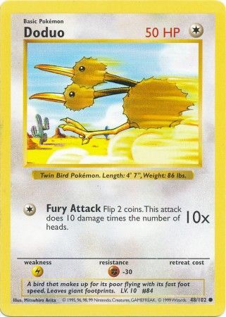 Doduo (48/102) [Base Set Shadowless Unlimited] | Anubis Games and Hobby