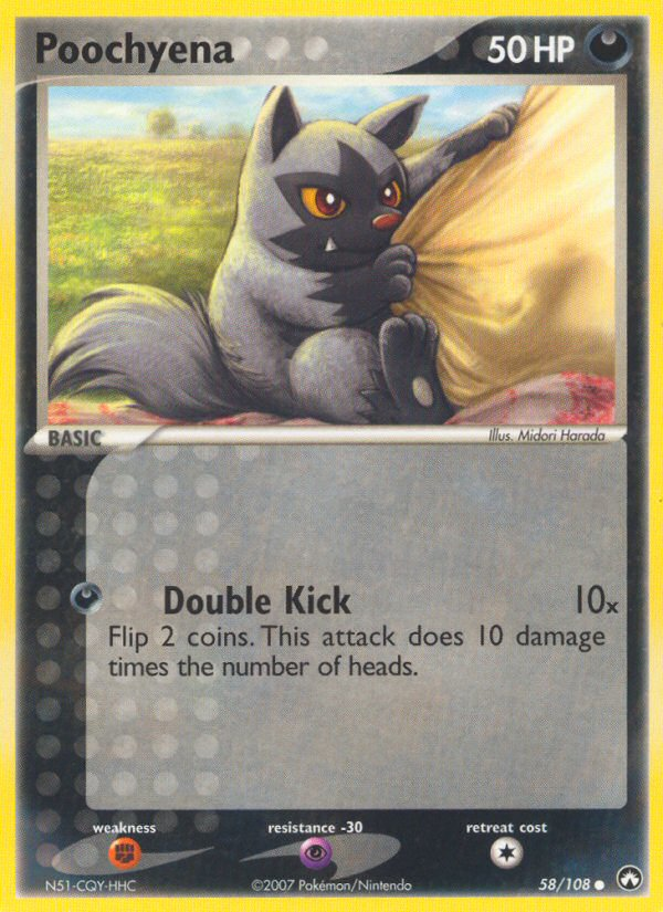 Poochyena (58/108) [EX: Power Keepers] | Anubis Games and Hobby