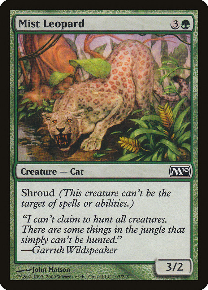 Mist Leopard [Magic 2010] | Anubis Games and Hobby