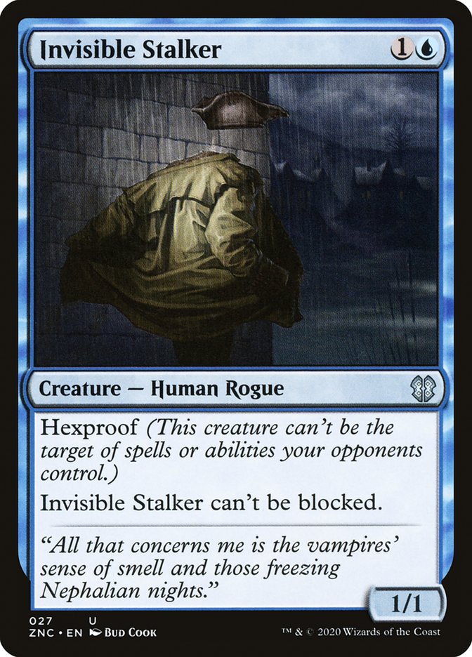 Invisible Stalker [Zendikar Rising Commander] | Anubis Games and Hobby