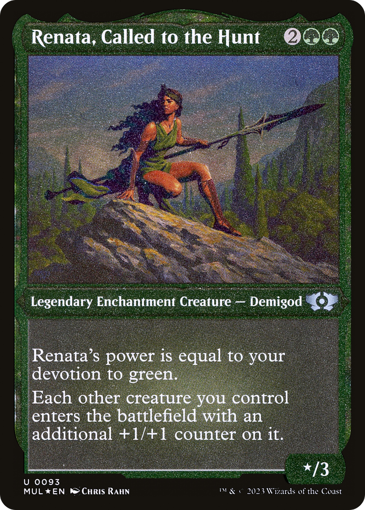 Renata, Called to the Hunt (Foil Etched) [Multiverse Legends] | Anubis Games and Hobby