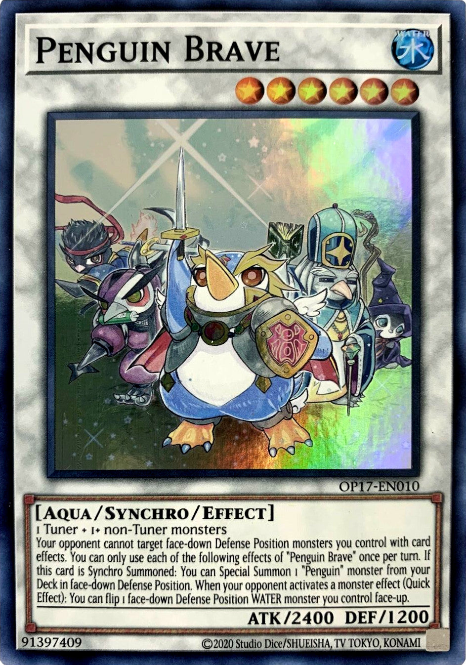 Penguin Brave [OP17-EN010] Super Rare | Anubis Games and Hobby