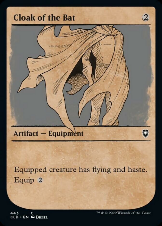 Cloak of the Bat (Showcase) [Commander Legends: Battle for Baldur's Gate] | Anubis Games and Hobby