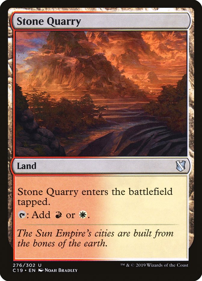 Stone Quarry [Commander 2019] | Anubis Games and Hobby