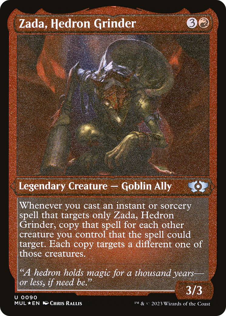 Zada, Hedron Grinder (Foil Etched) [Multiverse Legends] | Anubis Games and Hobby