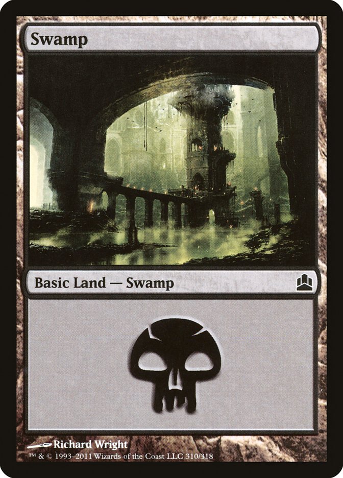 Swamp (310) [Commander 2011] | Anubis Games and Hobby