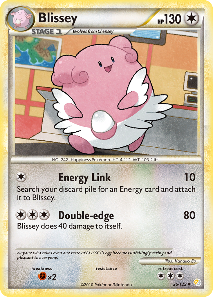 Blissey (36/123) [HeartGold & SoulSilver: Base Set] | Anubis Games and Hobby