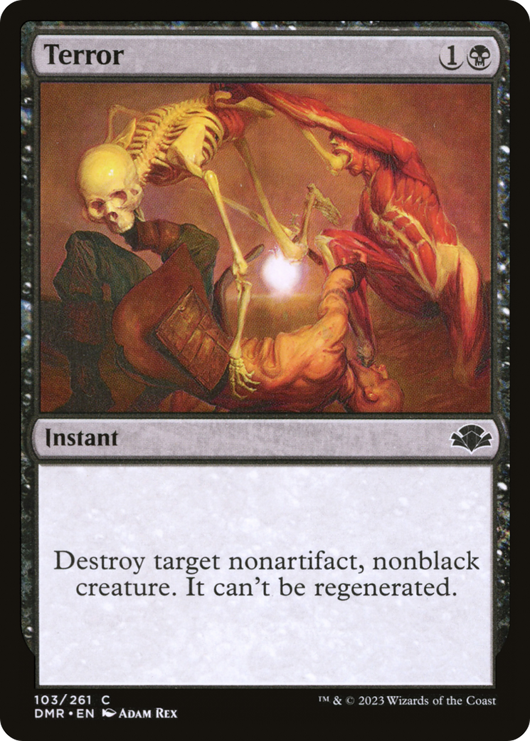 Terror [Dominaria Remastered] | Anubis Games and Hobby