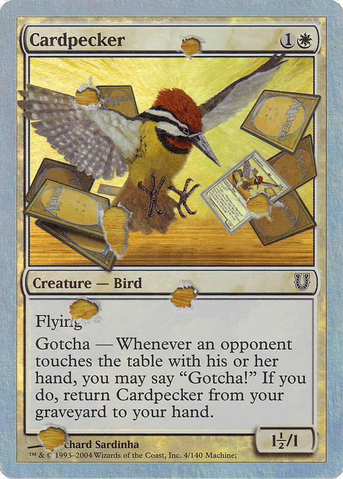Cardpecker (Alternate Foil) [Unhinged] | Anubis Games and Hobby