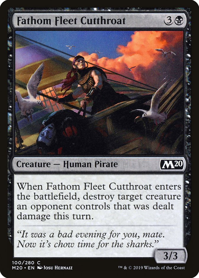 Fathom Fleet Cutthroat [Core Set 2020] | Anubis Games and Hobby