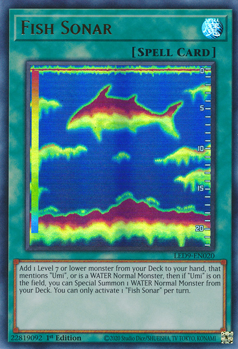 Fish Sonar [LED9-EN020] Ultra Rare | Anubis Games and Hobby