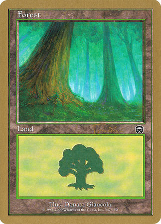 Forest (347) - 2001 Jan Tomcani (MMQ) [World Championship Decks 2001] | Anubis Games and Hobby