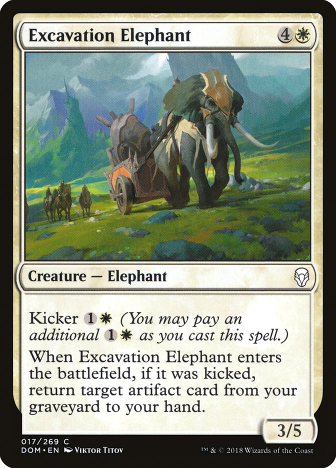 Excavation Elephant [Dominaria] | Anubis Games and Hobby