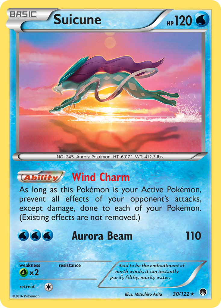 Suicune (30/122) [XY: BREAKpoint] | Anubis Games and Hobby