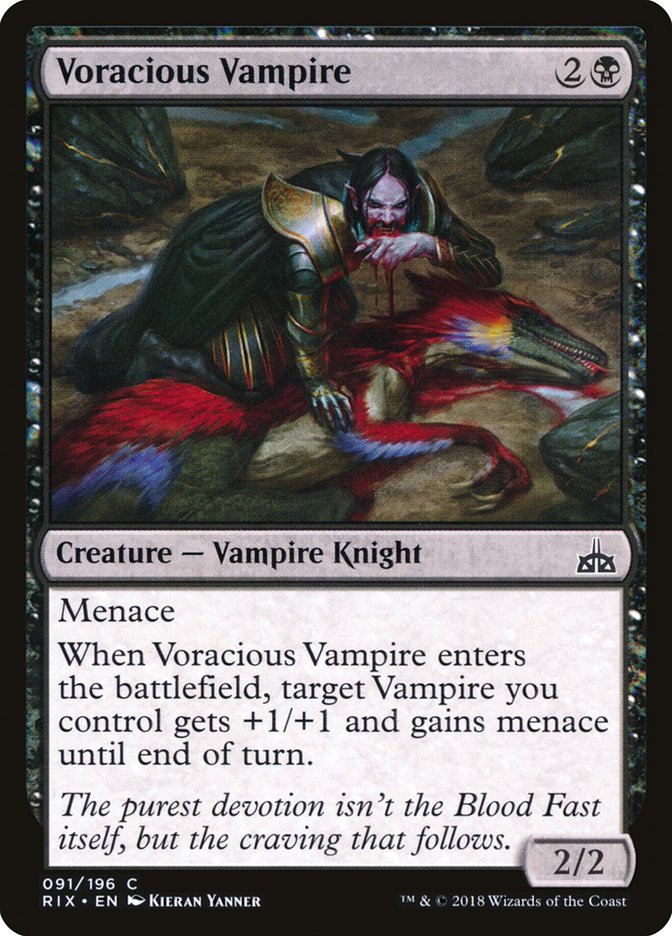 Voracious Vampire [Rivals of Ixalan] | Anubis Games and Hobby