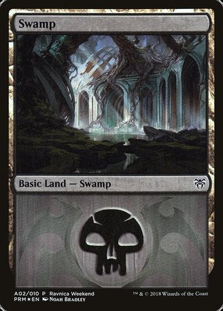 Swamp - Dimir (A02) [GRN Ravnica Weekend] | Anubis Games and Hobby