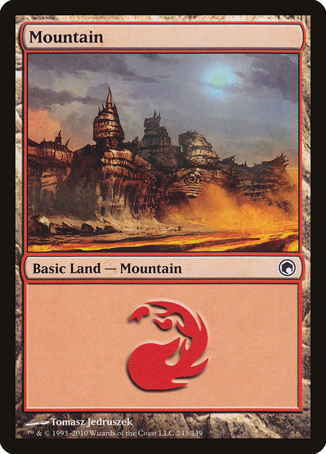 Mountain (243) [Scars of Mirrodin] | Anubis Games and Hobby