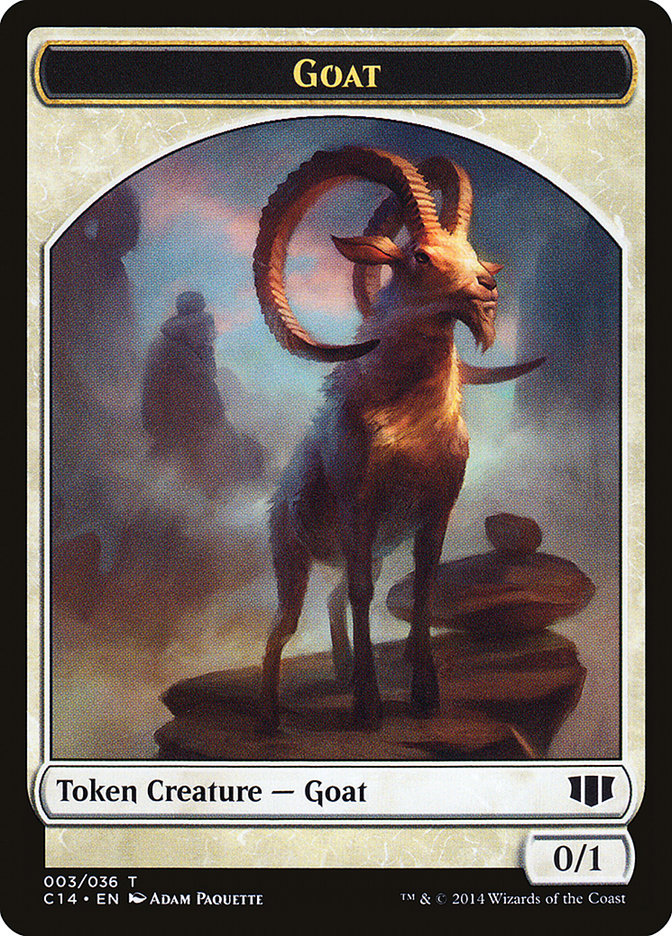 Wurm (032/036) // Goat Double-Sided Token [Commander 2014 Tokens] | Anubis Games and Hobby