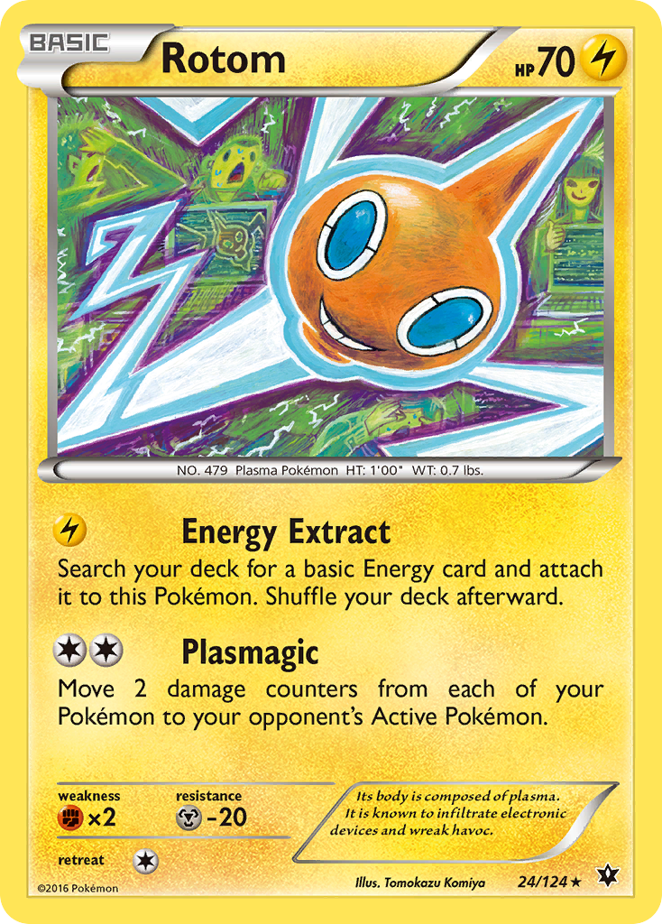 Rotom (24/124) [XY: Fates Collide] | Anubis Games and Hobby