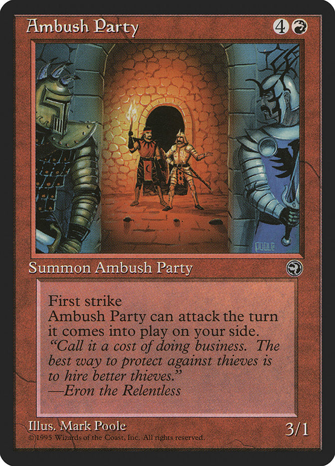 Ambush Party (Eron Flavor Text) [Homelands] | Anubis Games and Hobby