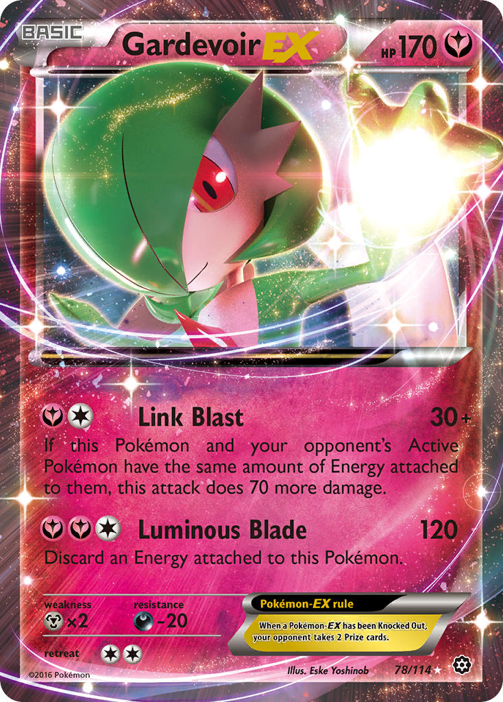 Gardevoir EX (78/114) [XY: Steam Siege] | Anubis Games and Hobby