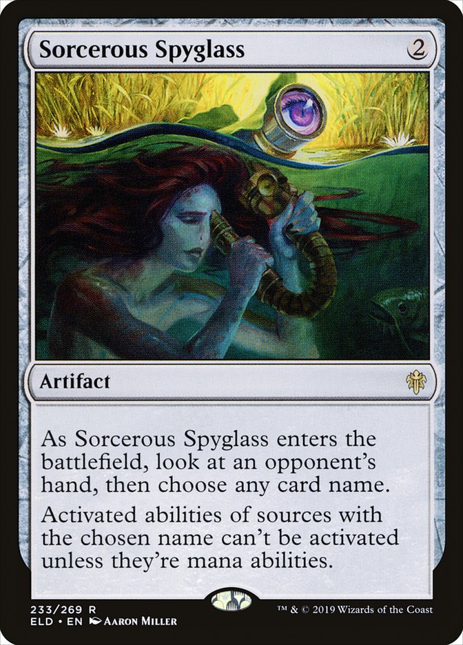 Sorcerous Spyglass [Throne of Eldraine] | Anubis Games and Hobby