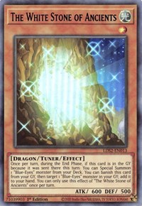 The White Stone of Ancients (Blue) [LDS2-EN013] Ultra Rare | Anubis Games and Hobby