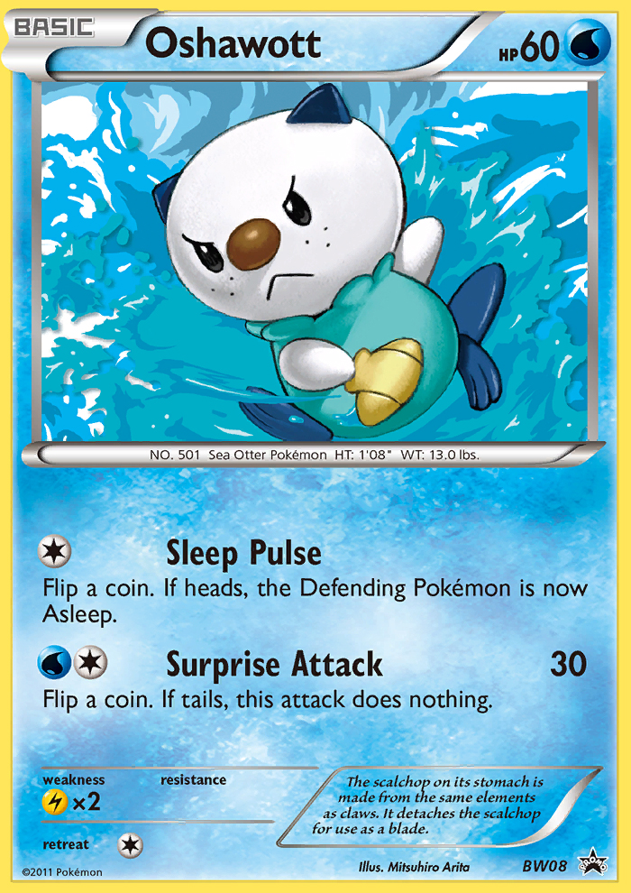 Oshawott (BW08) [Black & White: Black Star Promos] | Anubis Games and Hobby