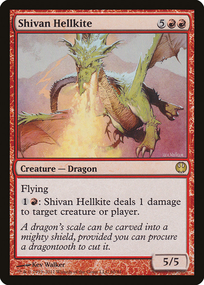 Shivan Hellkite [Duel Decks: Knights vs. Dragons] | Anubis Games and Hobby