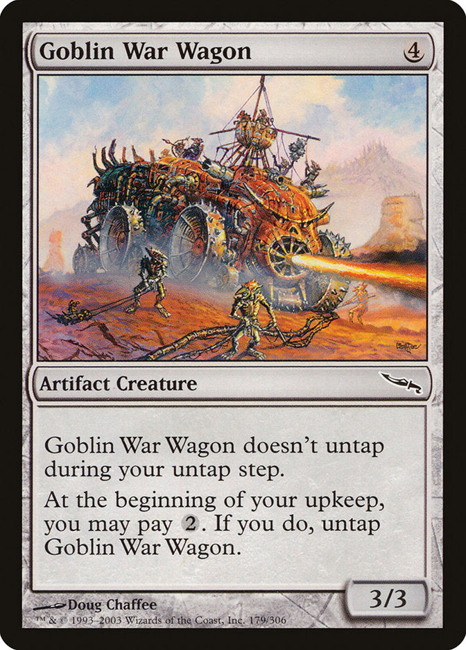 Goblin War Wagon [Mirrodin] | Anubis Games and Hobby