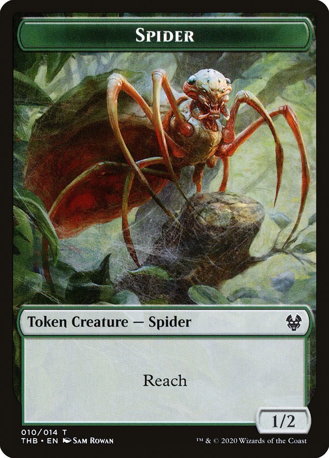 Spider Token [Theros Beyond Death Tokens] | Anubis Games and Hobby