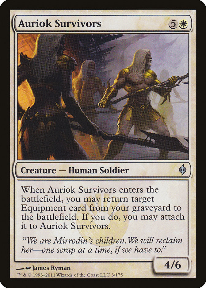 Auriok Survivors [New Phyrexia] | Anubis Games and Hobby