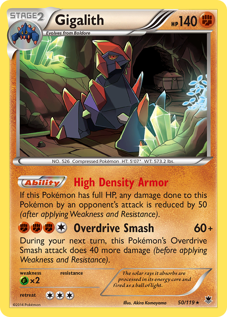 Gigalith (50/119) [XY: Phantom Forces] | Anubis Games and Hobby