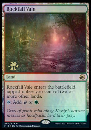 Rockfall Vale [Innistrad: Midnight Hunt Prerelease Promos] | Anubis Games and Hobby