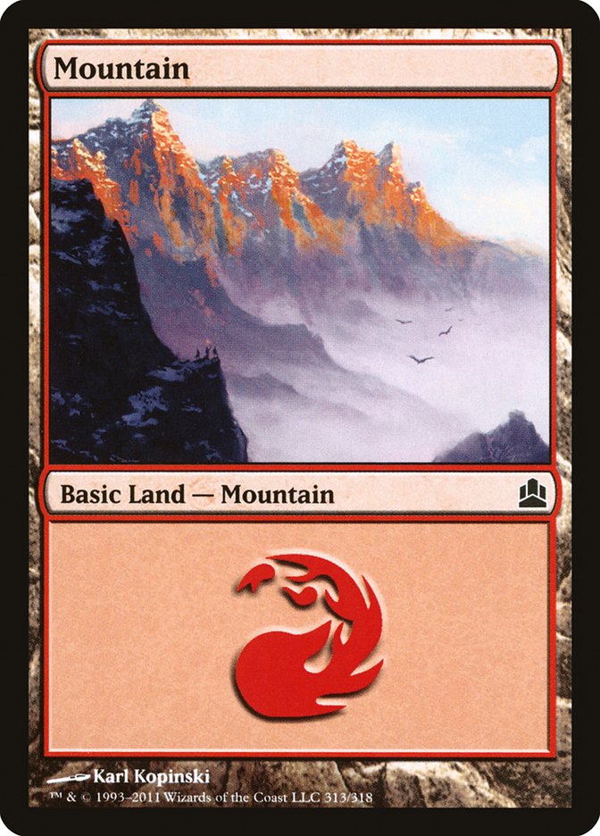 Mountain (313) [Commander 2011] | Anubis Games and Hobby