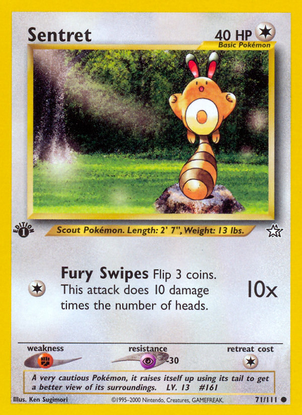 Sentret (71/111) [Neo Genesis 1st Edition] | Anubis Games and Hobby