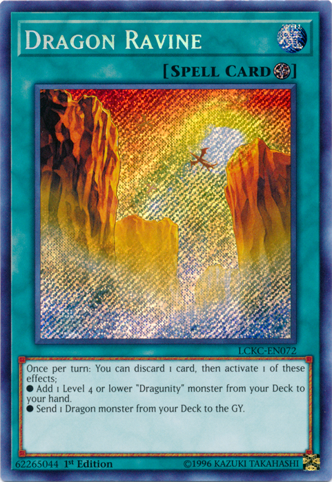 Dragon Ravine [LCKC-EN072] Secret Rare | Anubis Games and Hobby