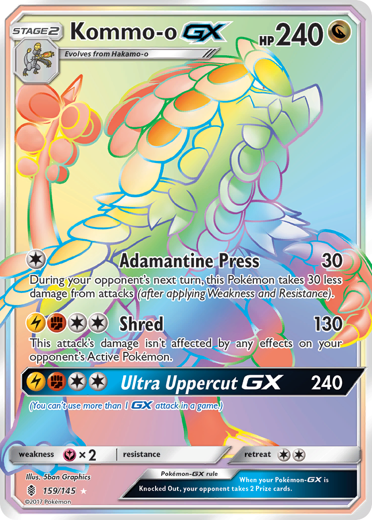 Kommo-o GX (159/145) [Sun & Moon: Guardians Rising] | Anubis Games and Hobby