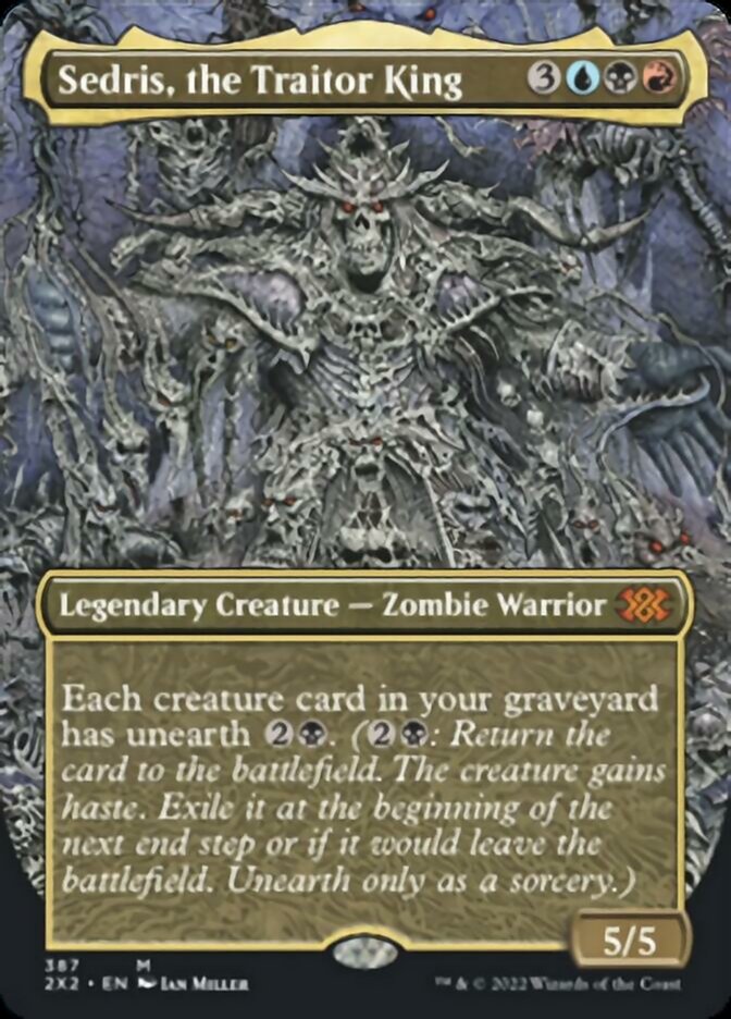 Sedris, the Traitor King (Borderless Alternate Art) [Double Masters 2022] | Anubis Games and Hobby