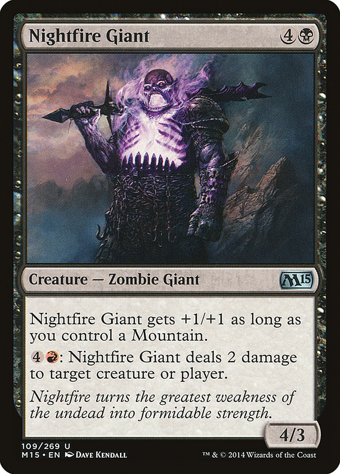 Nightfire Giant [Magic 2015] | Anubis Games and Hobby