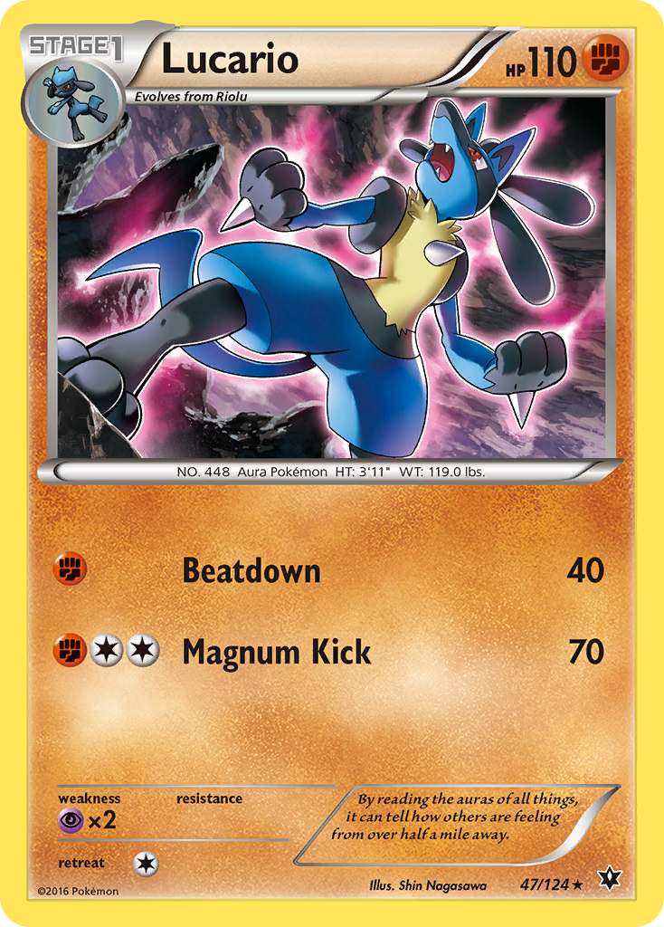 Lucario (47/124) [XY: Fates Collide] | Anubis Games and Hobby