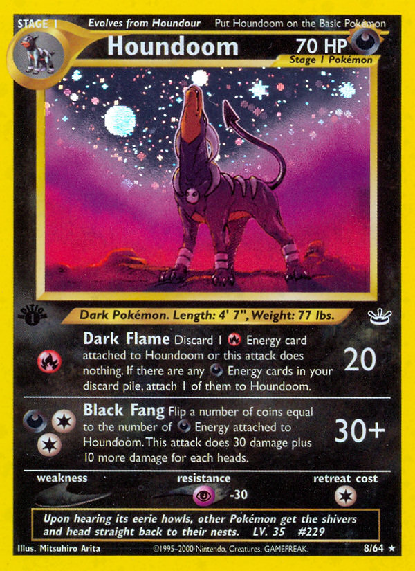 Houndoom (8/64) [Neo Revelation 1st Edition] | Anubis Games and Hobby