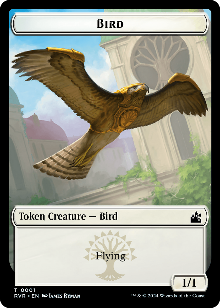 Bird // Centaur Double-Sided Token [Ravnica Remastered Tokens] | Anubis Games and Hobby