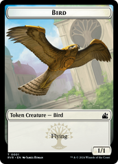 Bird // Rhino Double-Sided Token [Ravnica Remastered Tokens] | Anubis Games and Hobby