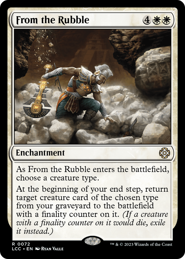 From the Rubble [The Lost Caverns of Ixalan Commander] | Anubis Games and Hobby