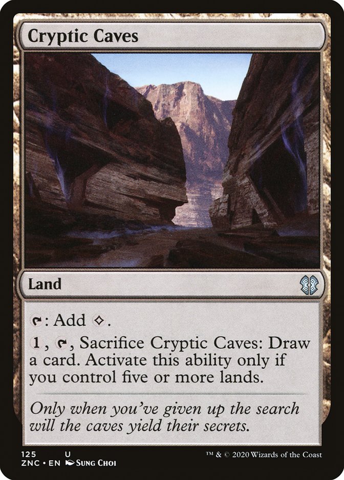 Cryptic Caves [Zendikar Rising Commander] | Anubis Games and Hobby