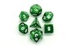 Halfling Metal RPG dice - Electric Green | Anubis Games and Hobby