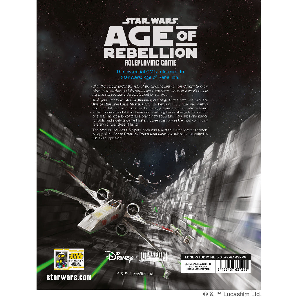 Star Wars: Age of Rebellion Game Master's Kit | Anubis Games and Hobby