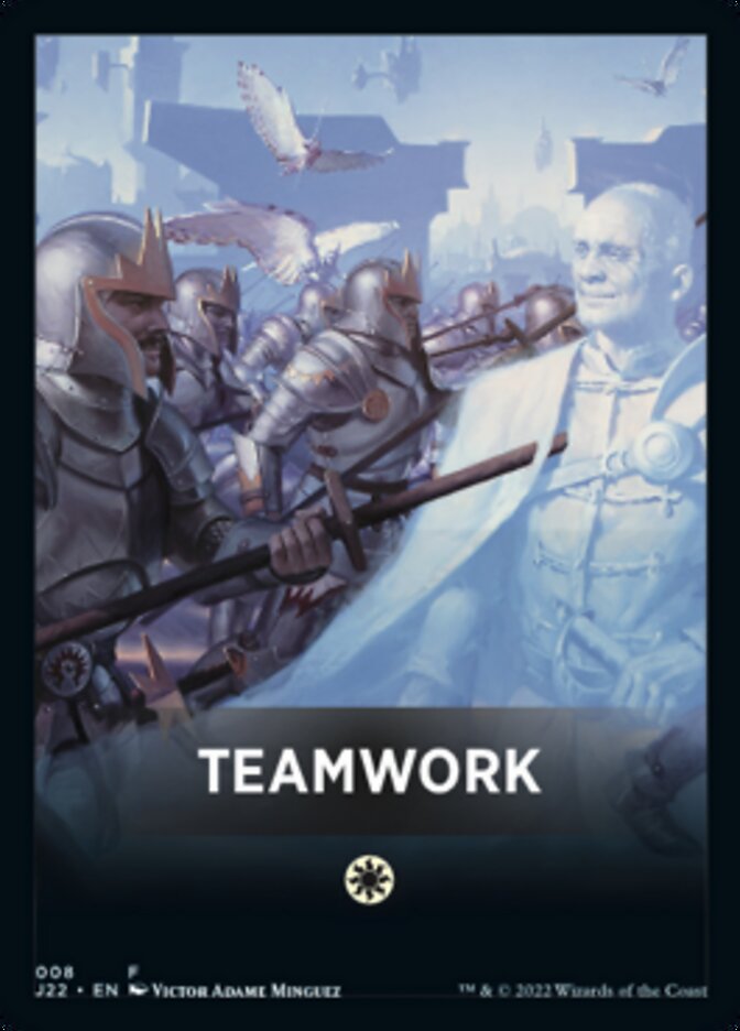 Teamwork Theme Card [Jumpstart 2022 Front Cards] | Anubis Games and Hobby