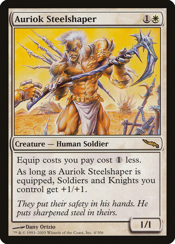 Auriok Steelshaper [Mirrodin] | Anubis Games and Hobby